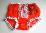 Retro Style Pin Up Nylon H�schen Orange