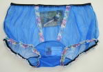 Retro Style Sexy Blaues Nylon H�schen