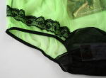 PIN UP Style Neon Gruenes Nylon H�schen 3XL