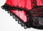 Heisses Rotes Pin Up Nylonh�schen 3XL