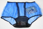 50/60er Style Sexy Blaues Nylon H�schen 3XL