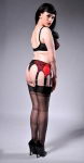 Roter Retro Style 8ter Strapshalter Large