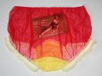 Reizvolles Pin Up Style Nylonh�schen Rot Large