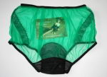 Retro Style Gr�n Nylon H�schen Large