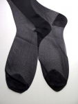 Schwarze alte US Muster Nylons Gr. 10,5