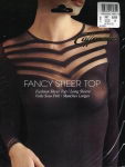 Sexy Transparentes Schwarzes Nylon Top 289