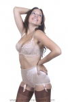 Pantygirdle 6 Metal Garters Retro Style