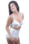 Pantygirdle 6 Metal Garters Retro Style