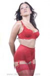 Pantygirdle 6 Metal Garters Retro Style