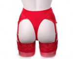 Slip-String Capri Retro Style mit Floraler Spitze