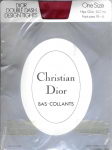 Dior Doppel Streifendesign US Strumpfhose Rot