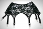 Garter Belt Lace Stretch Flower Design and 6 Garters