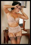 Garter Belt Capri 6 Metal Garters Retro Style