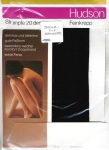 Hudson Schwarze Feinkrepp Str�mpfe Gr. 8,5-9