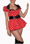 Sexy Minnie Maus Kost�m Dress Outfit
