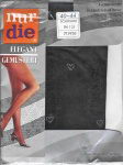 Nur Die Black Design Pantyhose Sz 40-44