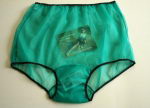 50/60er Nylon Panty PIN UP H�SCHEN 100% Nylon Gruen