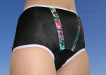 Sexy 100% Tricot Nylon H�schen Schwarz Small