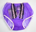 50/60er Style Lila Nylon H�schen Small
