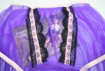 50/60er Style Lila Nylon H�schen Small