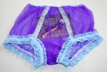 50/60er Style Nylon H�schen Lila Small