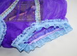 50/60er Style Nylon H�schen Lila Small