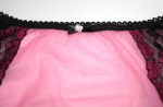 Vintage Retro Style Nylon H�schen Pink XL