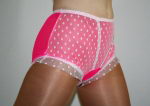 50/60er Nylon PIN UP Panty Pink 100% Nylon