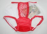 Retro Style Weisses Nylon H�schen PIN UP
