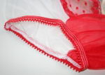 Retro Style Weisses Nylon H�schen PIN UP