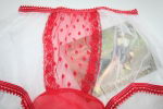 Retro Style Weisses Nylon H�schen PIN UP