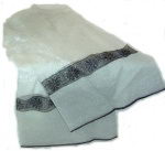 Vintage gl�nzende US Nylon Str�mpfe Gr. 8,5 Silber