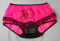 PIN UP Style Pink Nylon H�schen 3XL