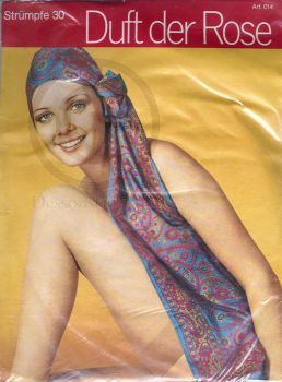 Duft der Rose Straps Feinstr�mpfe Gr. 9 XL