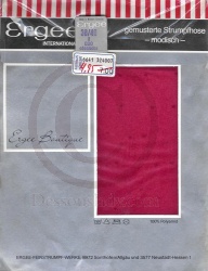 Ergee rote gemusterte Strumpfhose Gr. 38-40