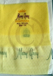 Mary Gray US Nylon Str�mpfe Gelb Gr. 8,5
