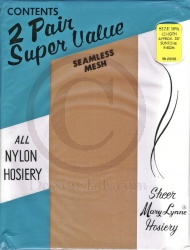 2 Paar alte US Nylon Strapsstr�mpfe US 10,5