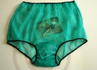 50/60er Nylon Panty PIN UP H�SCHEN 100% Nylon Gruen