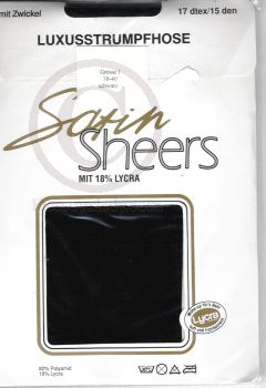 Satin Sheers Luxusstrumpfhose 15 Den