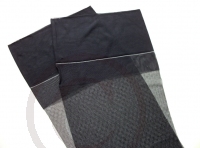 Schwarze alte US Muster Nylonstr�mpfe Gr. 10,5