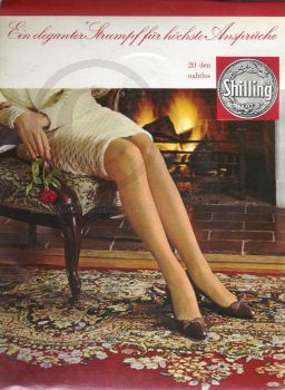 Shilling alte Feinstr�mpfe Gr. 9 XXL