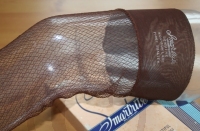 Smartrite Fishnet Vintage FF US Stockings Sz 10