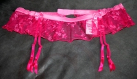 H�ftg�rtel in Pink mit 4 Strapshaltern