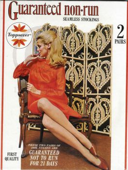 2 Paar alte US Nylon Str�mpfe Gr. 9,5