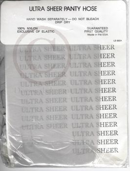 Ultra d�nn US Vintage Nylonstrumpfhose 70/80er Jahre