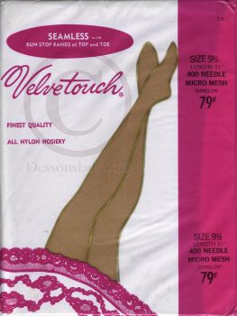 Velvetouch alte US Nylonstr�mpfe US 9,5 M
