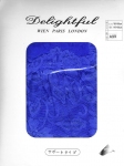 Blaue Strapsstr�mpfe mit Spitzenborte zum anstrapsen