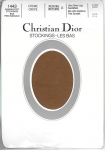 2 Paar Christian Dior 1443 Str�mpfe Creme Gr.11