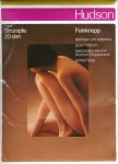 Hudson Schwarze Feinkrepp Str�mpfe Gr. 8,5-9