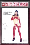 Sexy Blue Long Latex Rubber Gloves